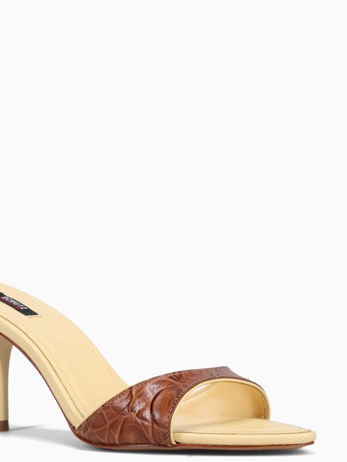 Hannah Tostado Butter croco Brown / 5 / M