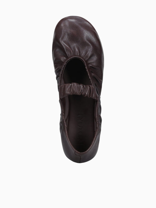 Teresa Dk.brown Leather Dark Brown / 5 / M