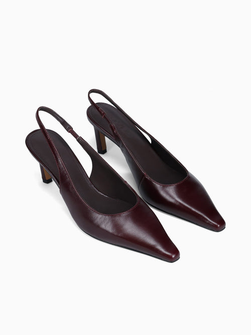 Claudia Merlot Leather Wine / 5 / M