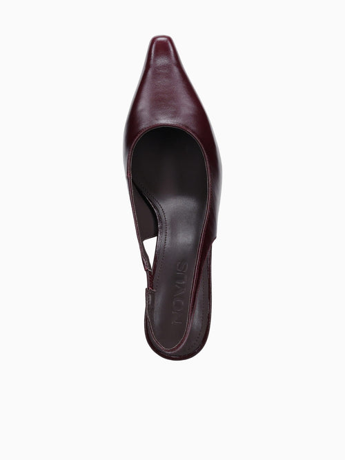Claudia Merlot Leather Wine / 5 / M