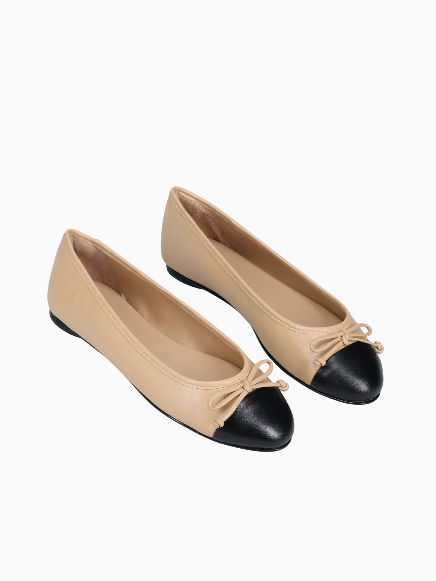 Camille Beige Black nappa Beige / 5 / M