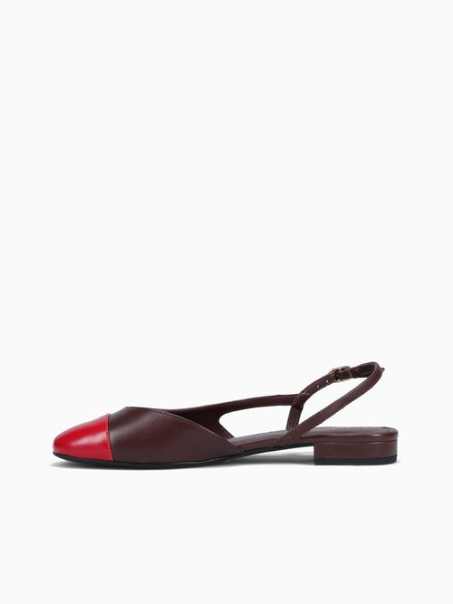 Juliette Brown Red nappa Brown / 5 / M