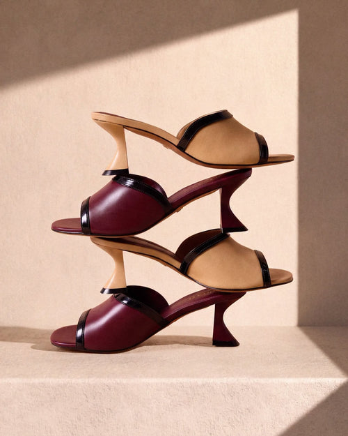 Margot Ruby Black nappa