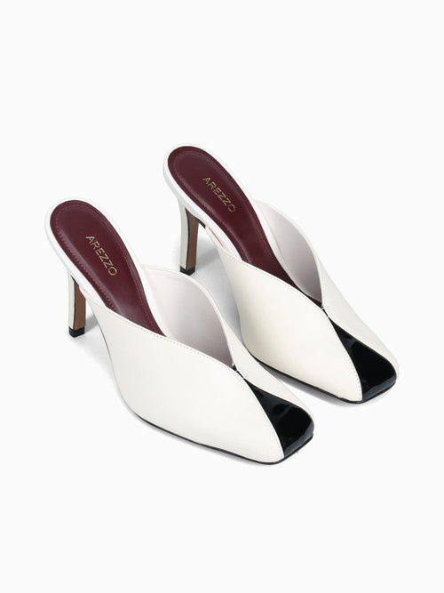 Elodie White Black nappa Verniz White / 5 / M