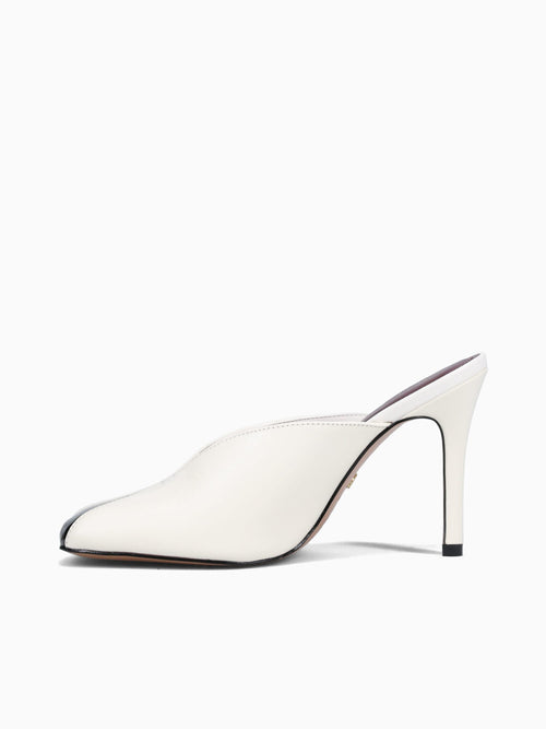 Elodie White Black nappa Verniz White / 5 / M