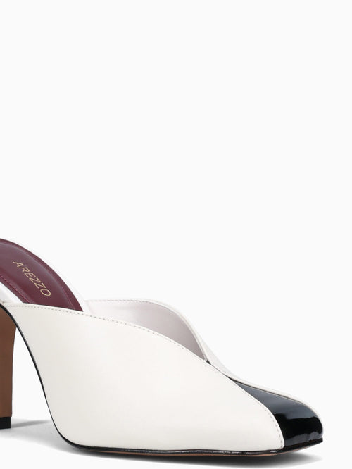 Elodie White Black nappa Verniz White / 5 / M