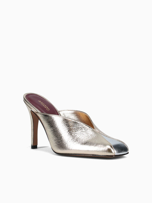 Elodie Platino Silver nappa Verniz Platinum / 5 / M