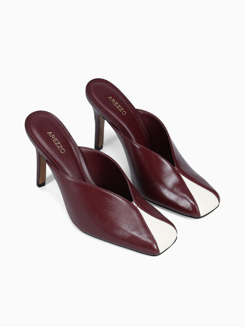 Elodie Ruby White nappa Verniz Wine / 5 / M