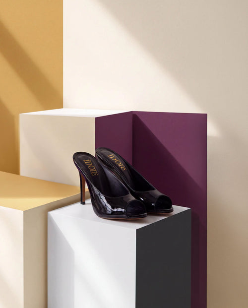 Farah Black Patent Leather