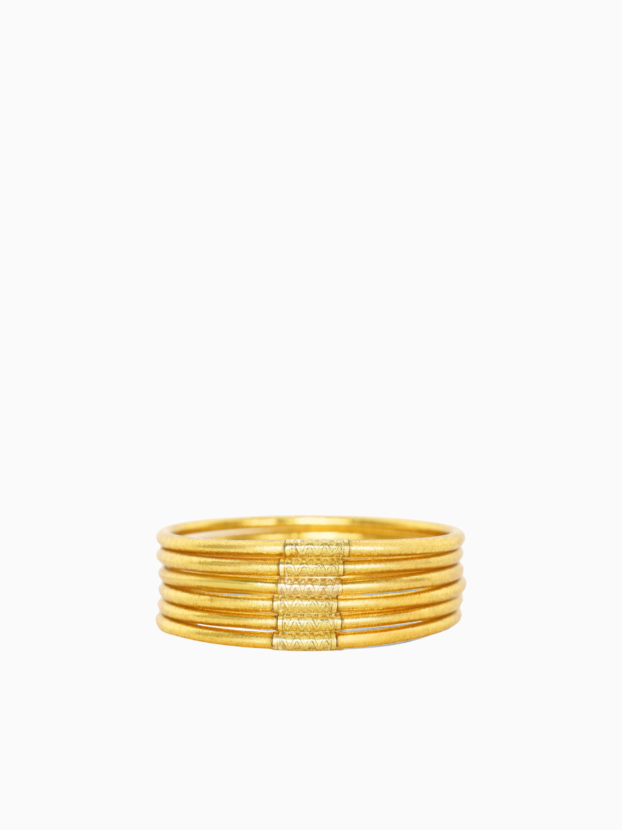 Lumine Gold All Weather Bangles Gold / S