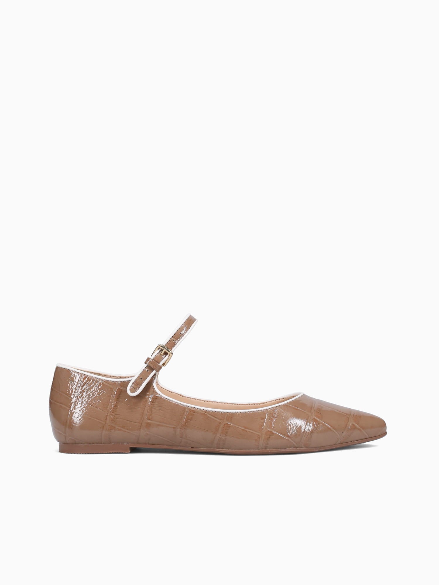 Coco Moss Snow croco pat Nappa Beige / 5 / M