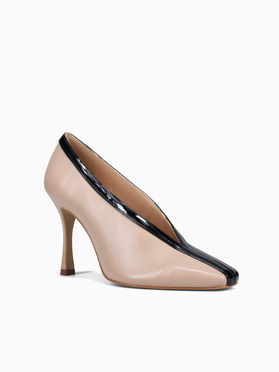 Karl Pecan Black nappa Patent Natural / 5 / M