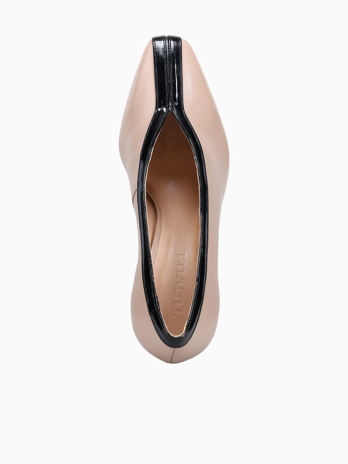 Karl Pecan Black nappa Patent Natural / 5 / M