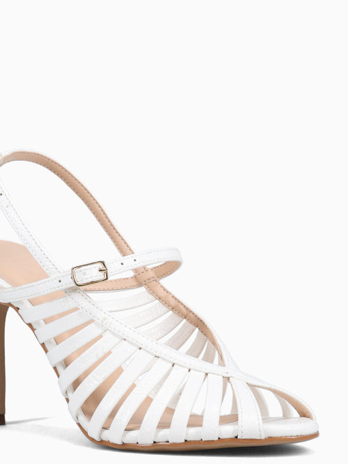 Rillettes Osso Glossy Patent White / 5 / M