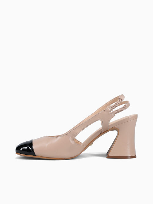 Blazy Pecan Black nappa Patent Natural / 5 / M