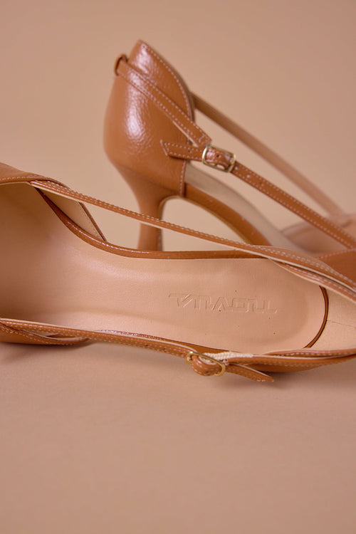 Brandade Conhaque Glossy Patent