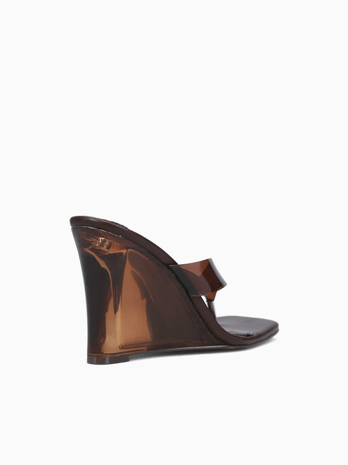 Katrine Brown Vinyl Brown / 5 / M