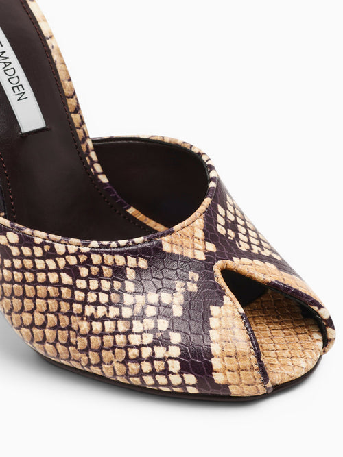 Jules Snake Leather Black Brown / 5 / M
