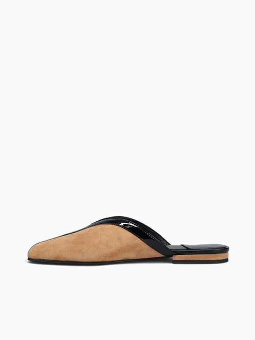 Narrows Beige Black suede Beige / 5 / M