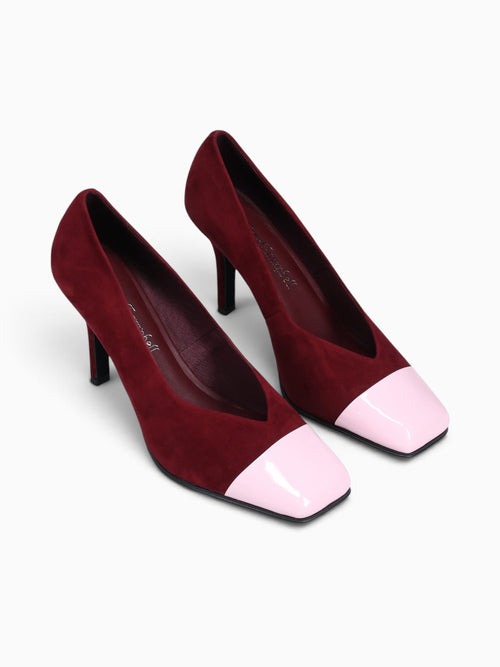 Sound Wine Pink Kid Suede Wine / 5 / M