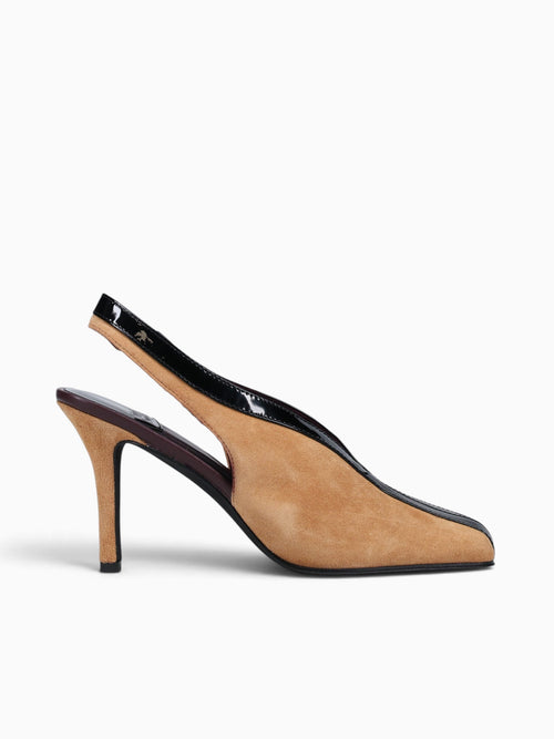 Means Beige Black suede Beige / 5 / M