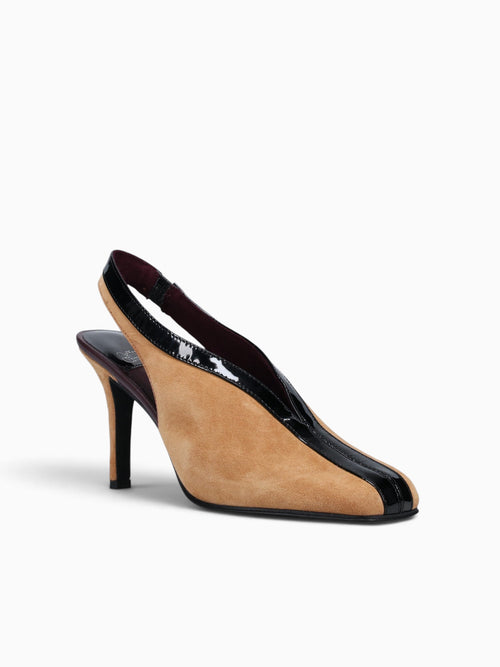 Means Beige Black suede Beige / 5 / M