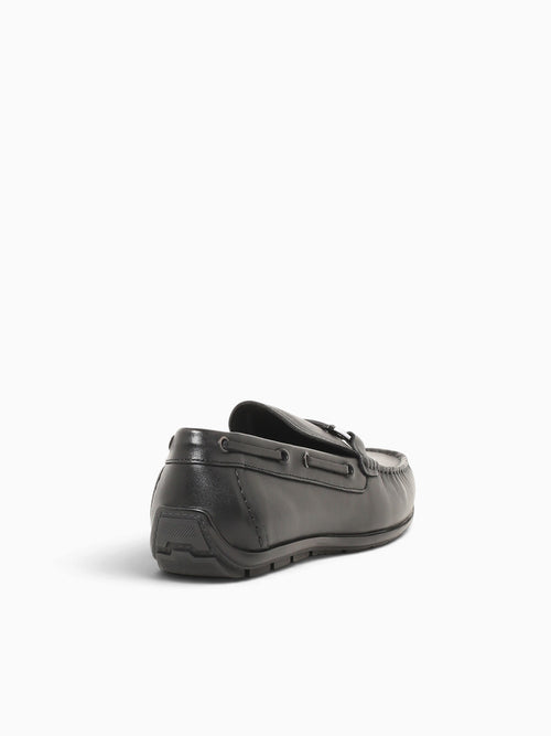Georgie Black Leather Black / 8 / M