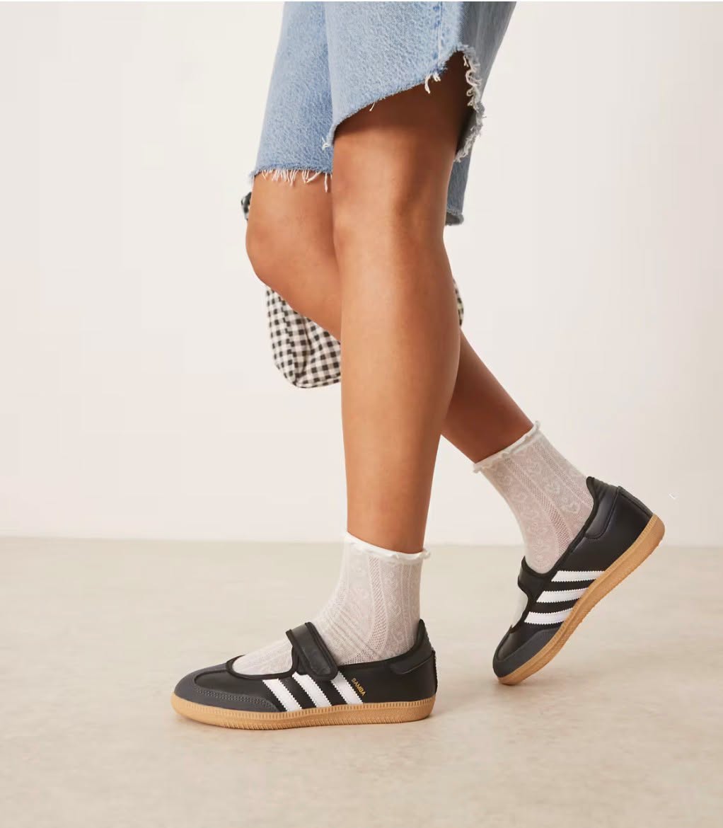 Samba Jane W Black Off white leather