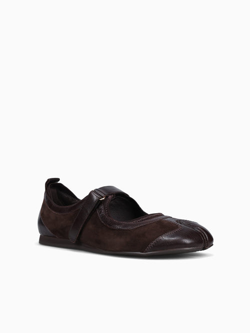 Thalion Brown Leather Suede Brown / 6 / M
