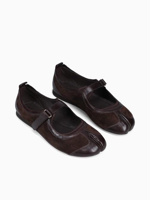 Thalion Brown Leather Suede Brown / 6 / M