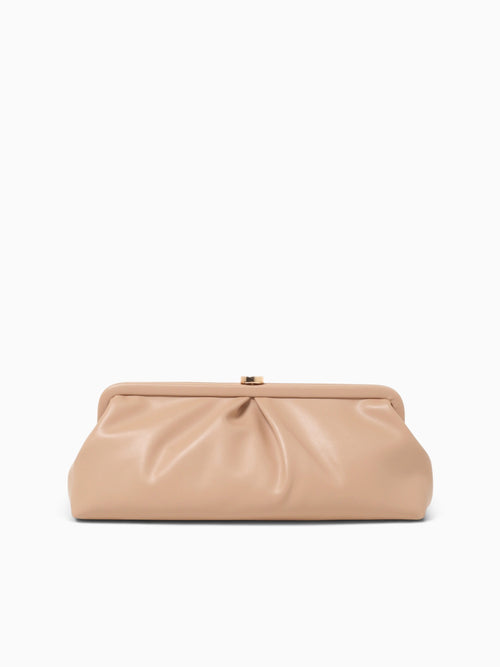 Olivia Clutch Nude Natural