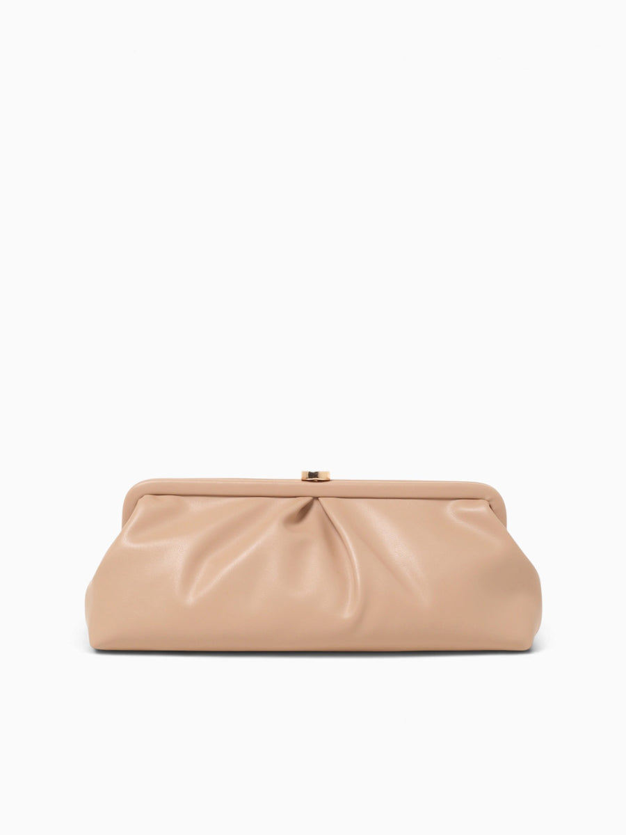 Olivia Clutch Nude Natural