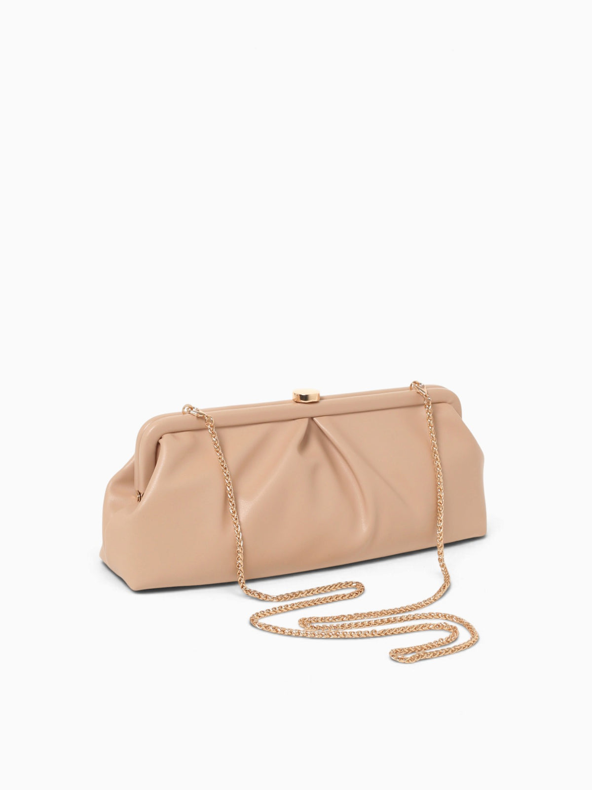 Olivia Clutch Nude Natural