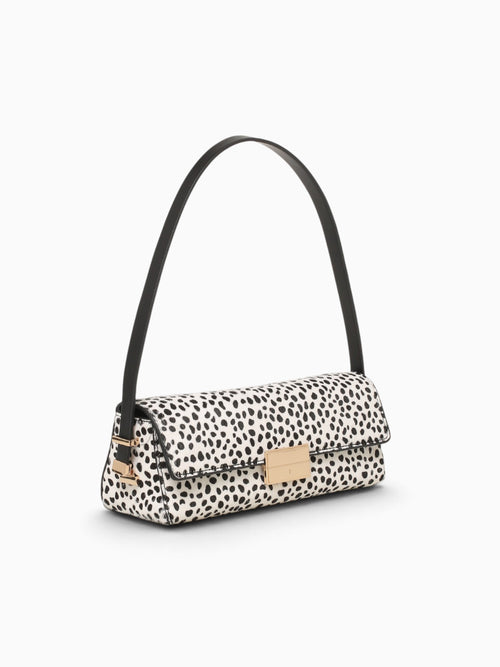 Gia Shoulder Bag White Black White Multi