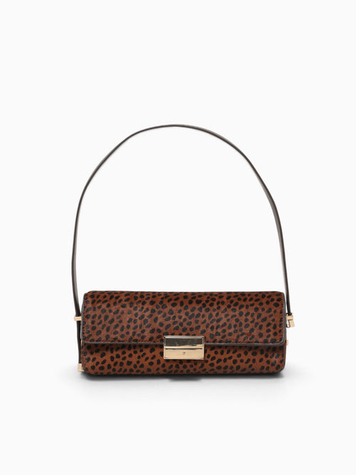 Gia Shoulder Bag Brown Black Brown Multi