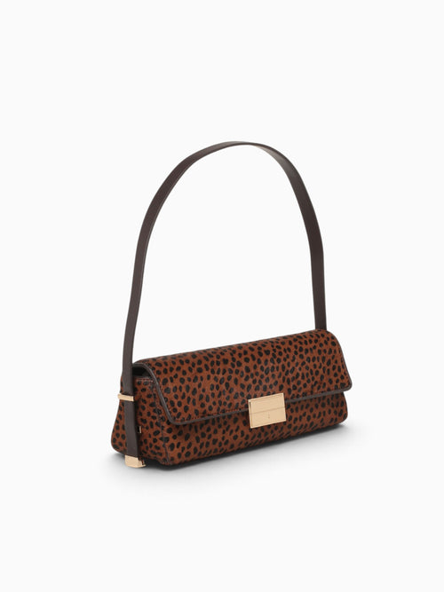 Gia Shoulder Bag Brown Black Brown Multi