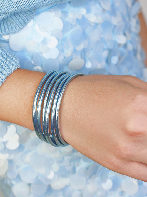Lumine Celeste All Weather Bangles Blue / S