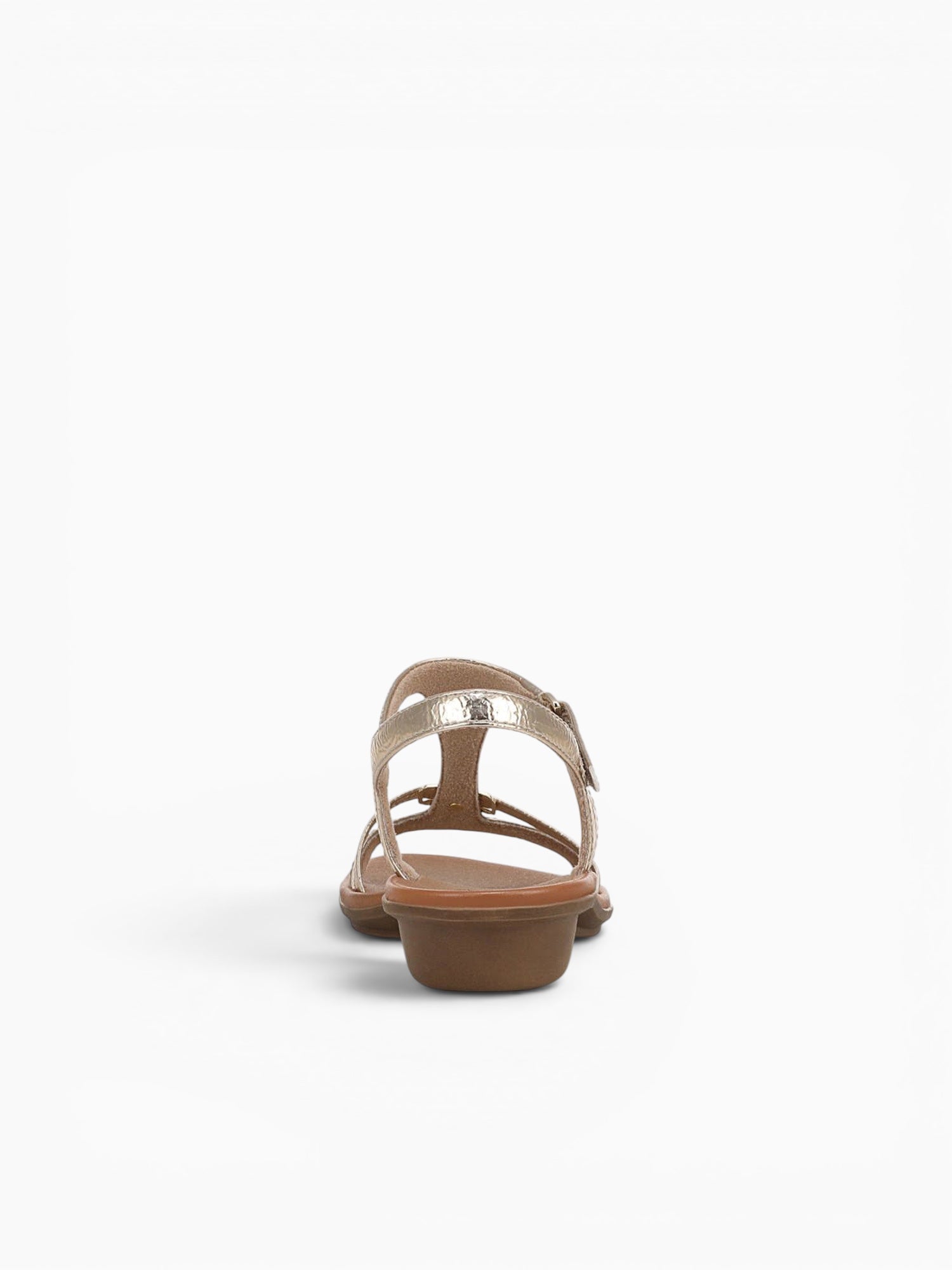 Sofia Light Champagne Crinkled Metallic Champagne / 5 / M
