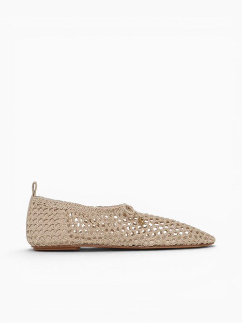 Kaylyn Oatmeal Crochet Natural / 5 / M