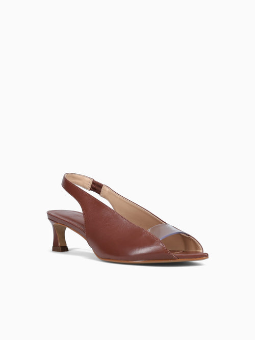 Katerina Cappucino Leather Brown / 5 / M