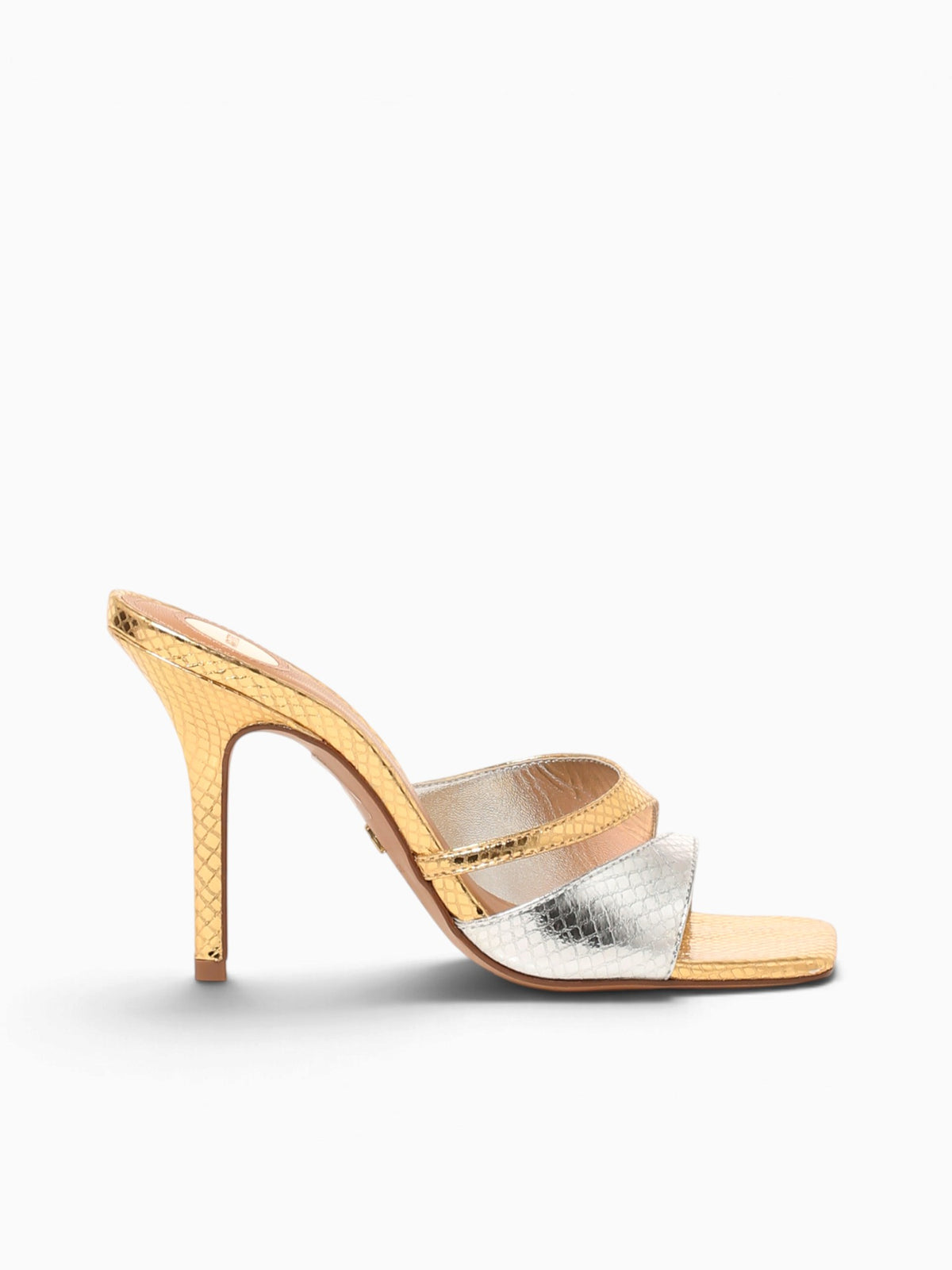 Estella Silver Gold leather metal Silver / 5 / M