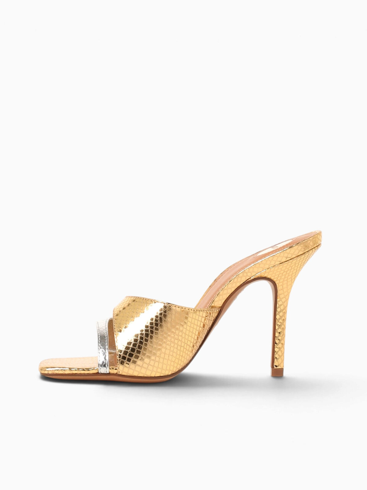 Estella Silver Gold leather metal Silver / 5 / M