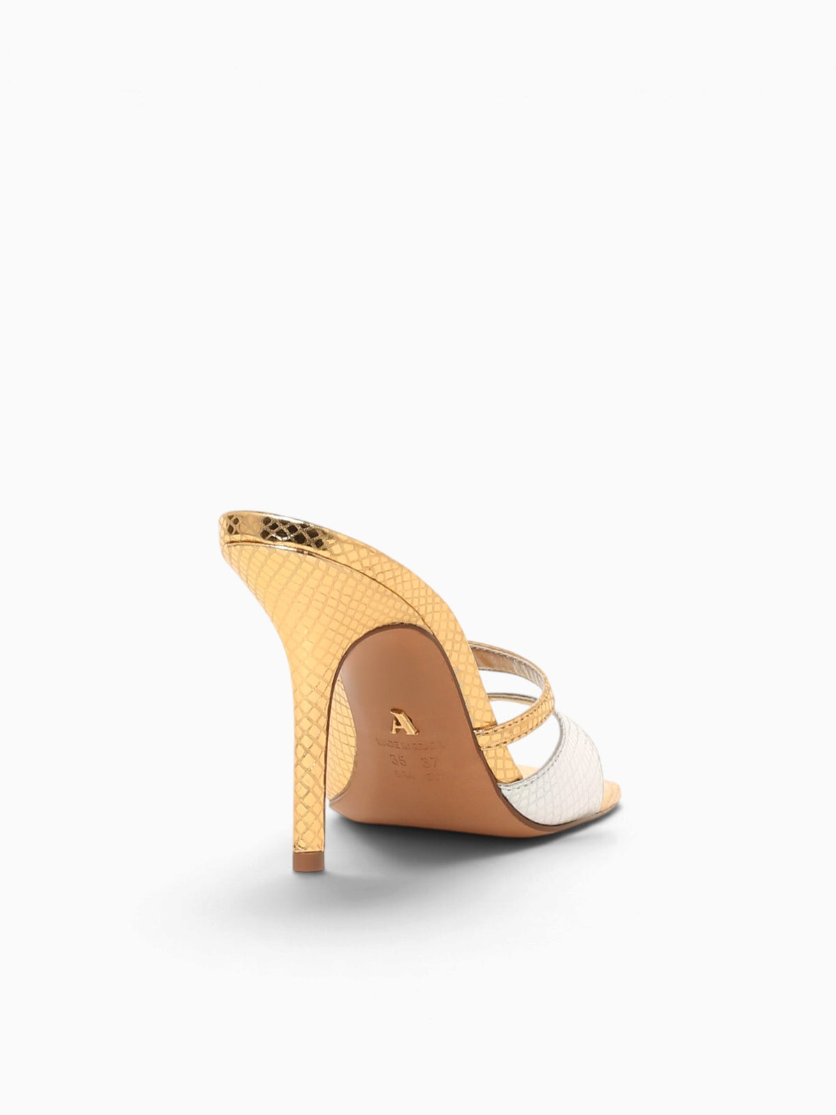 Estella Silver Gold leather metal Silver / 5 / M