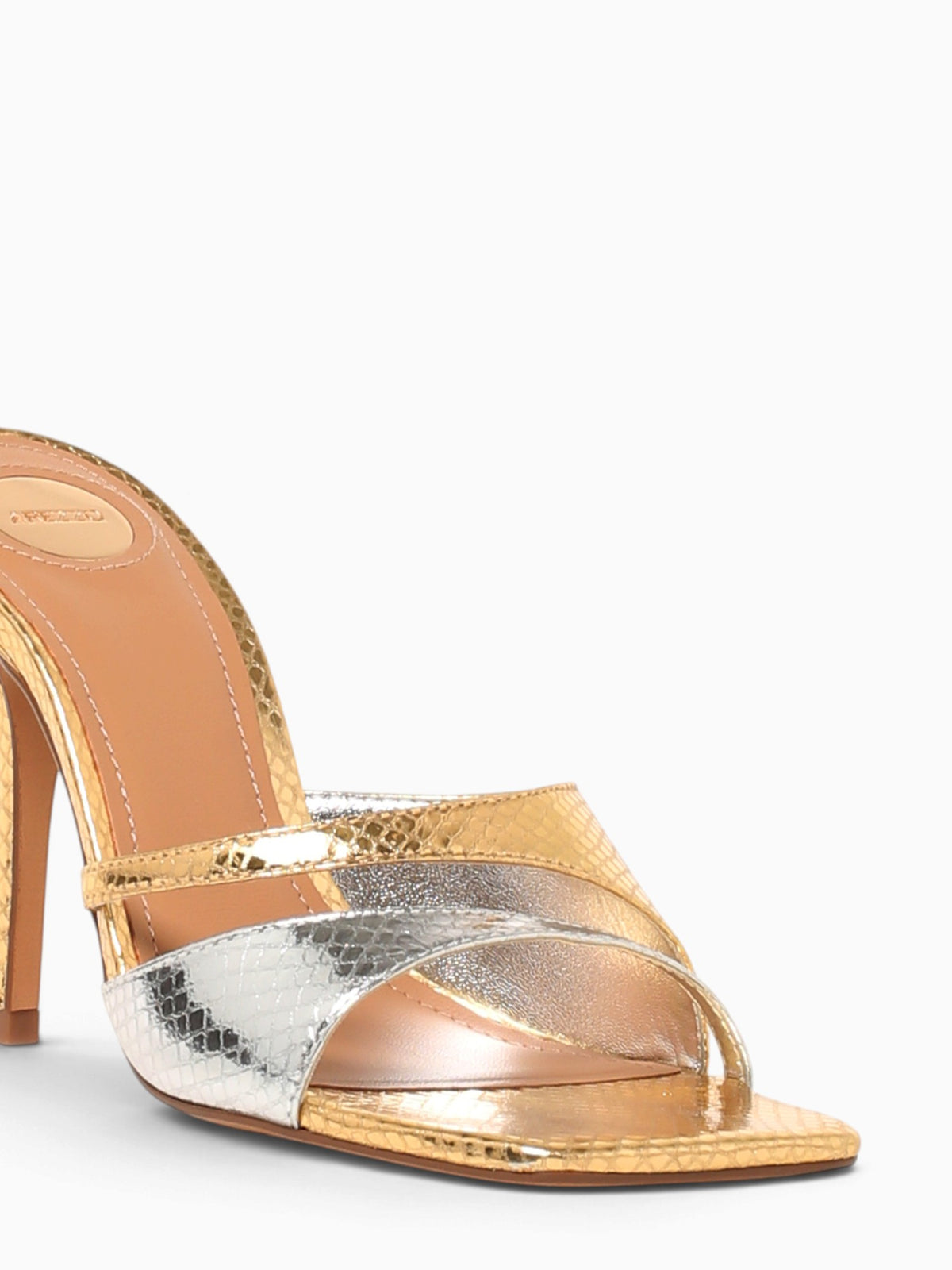 Estella Silver Gold leather metal Silver / 5 / M