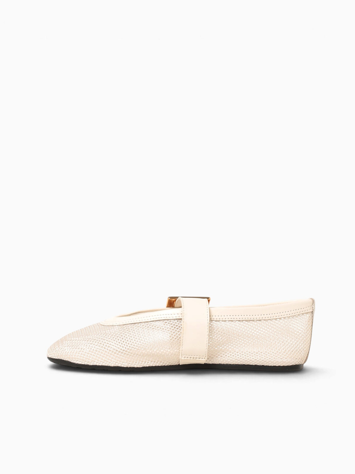 Marcela Crema White Mesh Soft leather Natural / 5 / M