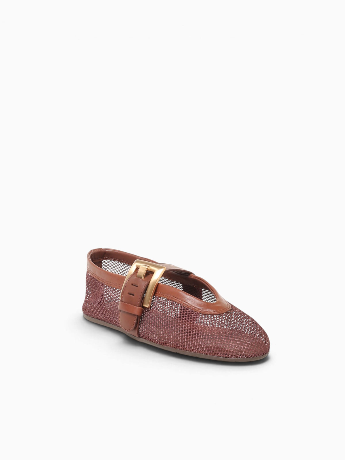Marcela Cocoa Brown Mesh  soft leather Brown / 5 / M