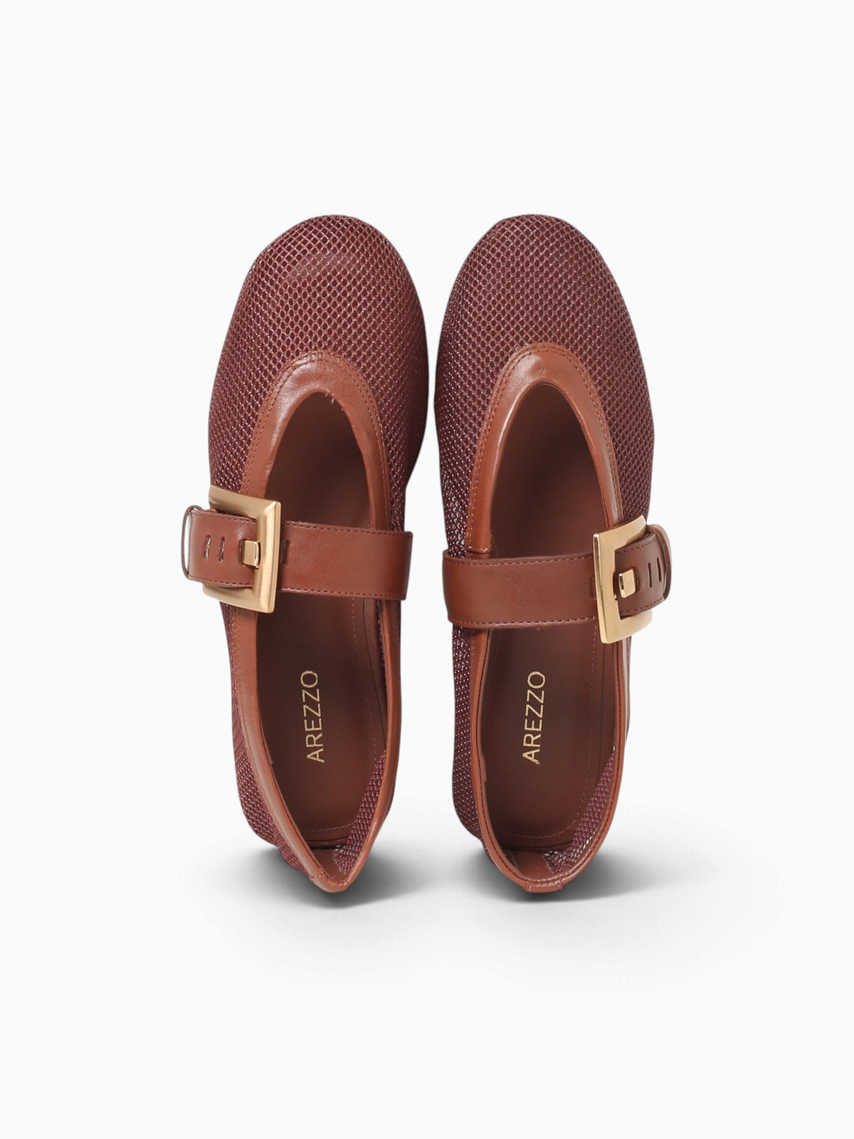 Marcela Cocoa Brown Mesh  soft leather Brown / 5 / M