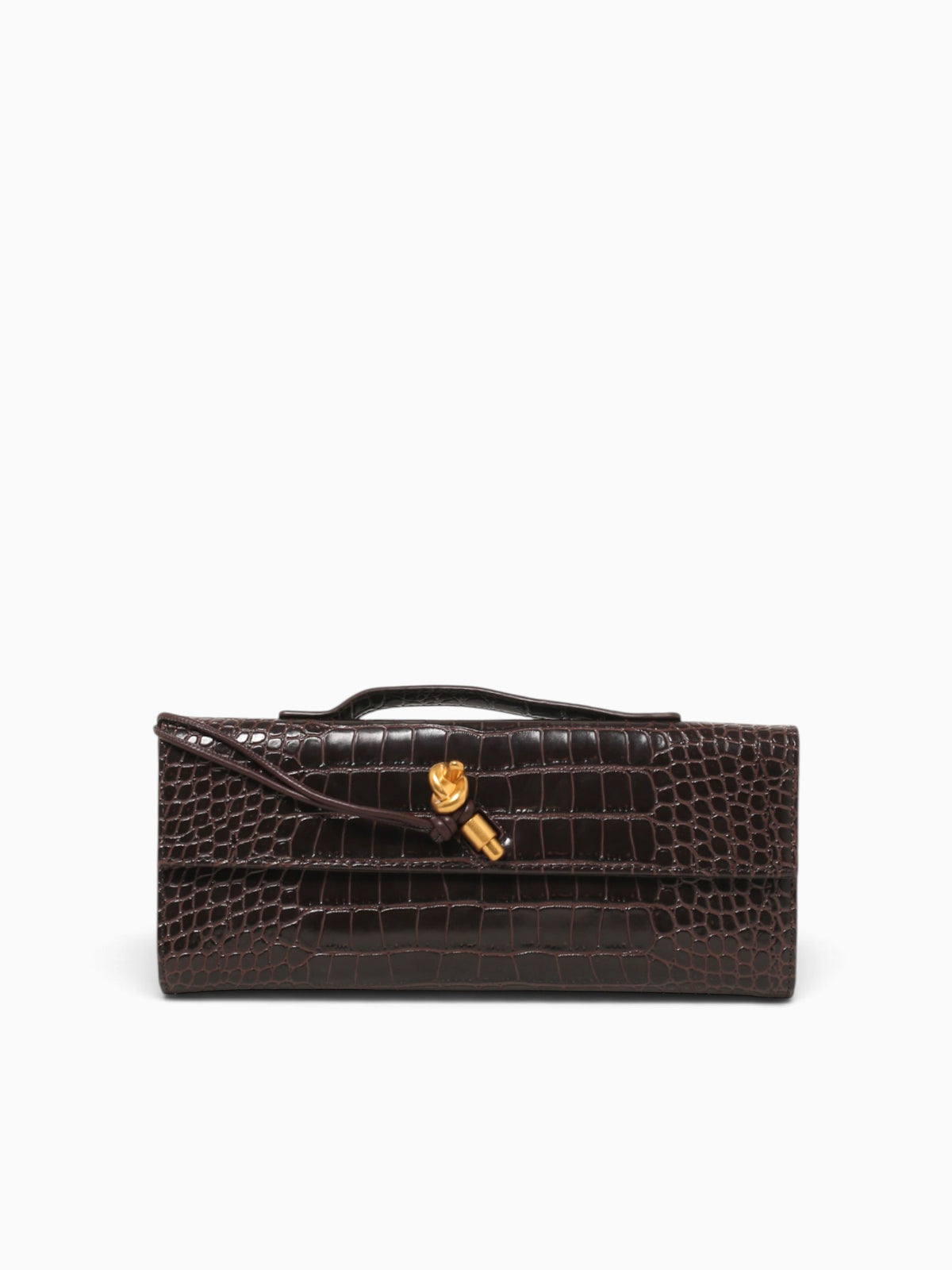 Lucia Clutch Brown Brown