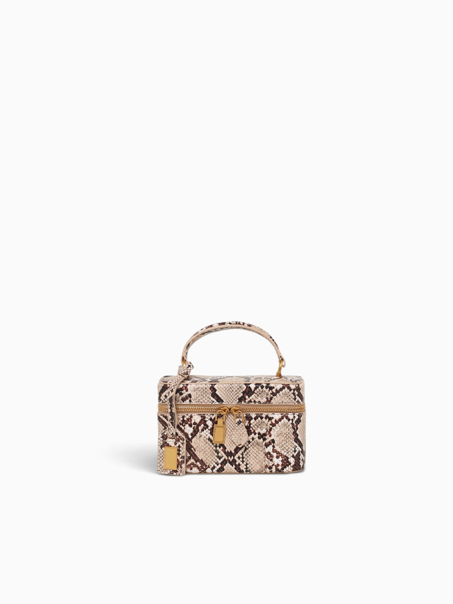 Lisa Vanity Top Handle Snake Multi