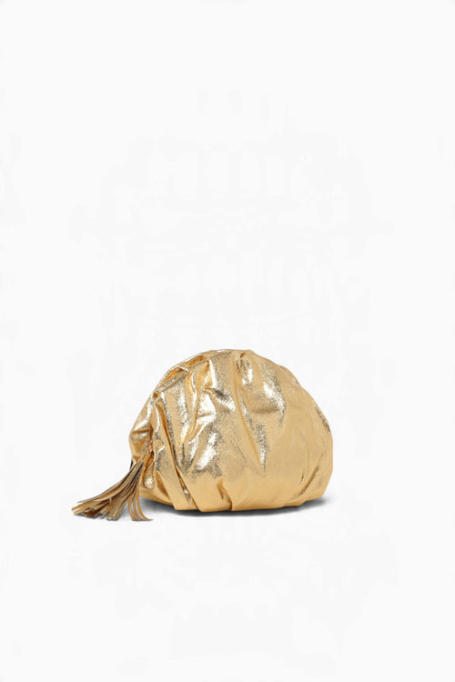 Tassel Clutch Gold Gold